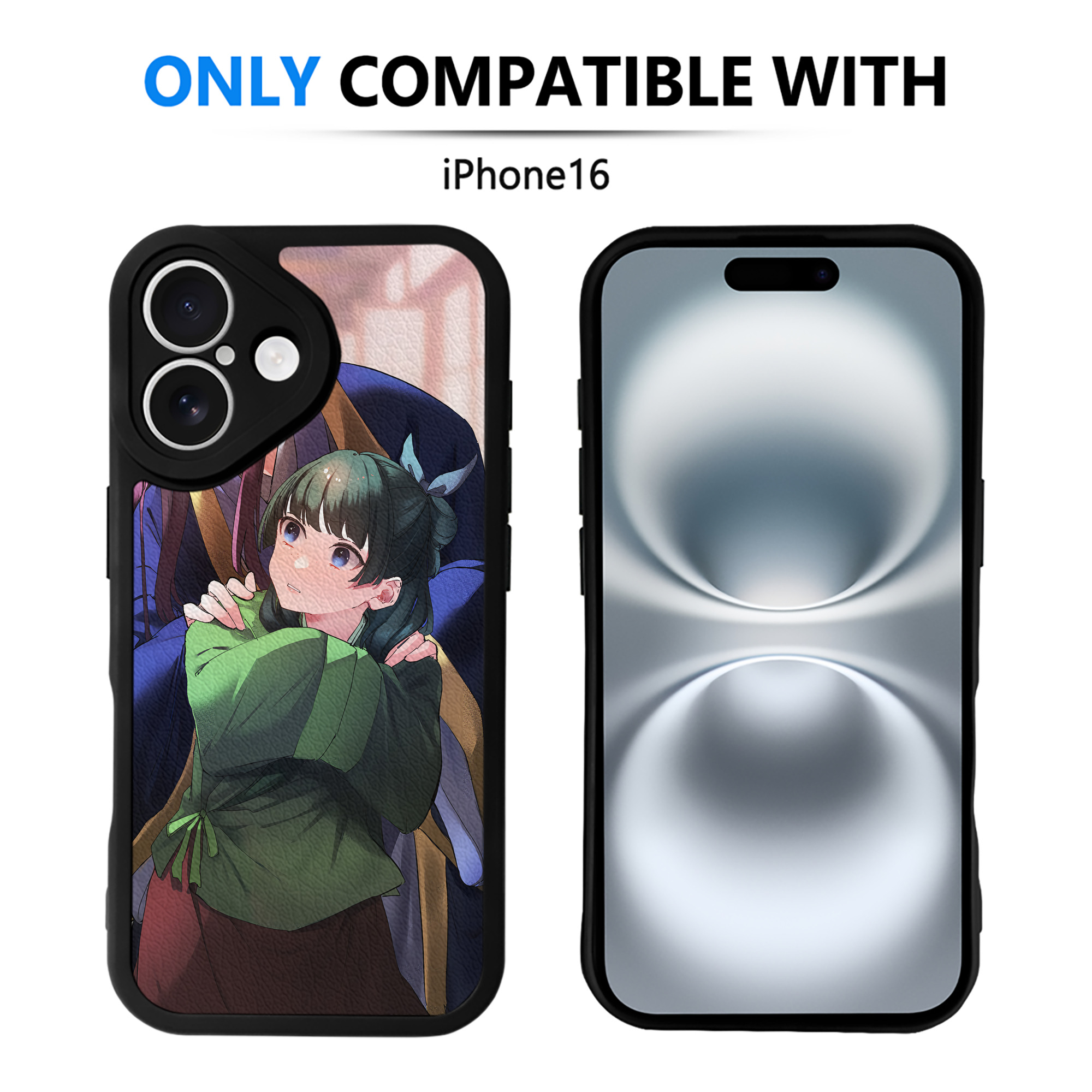 （画像用） 薬屋のひとりごと The Apothecary Diaries 【iPhone 16シリーズ対応】シリコンスマホケース（レザー調） 材質：シリコン